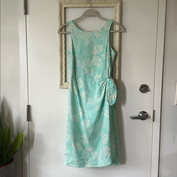 PATAGONIA | Organic Cotton Elegant Green Floral Dress - Picture 4 of 13